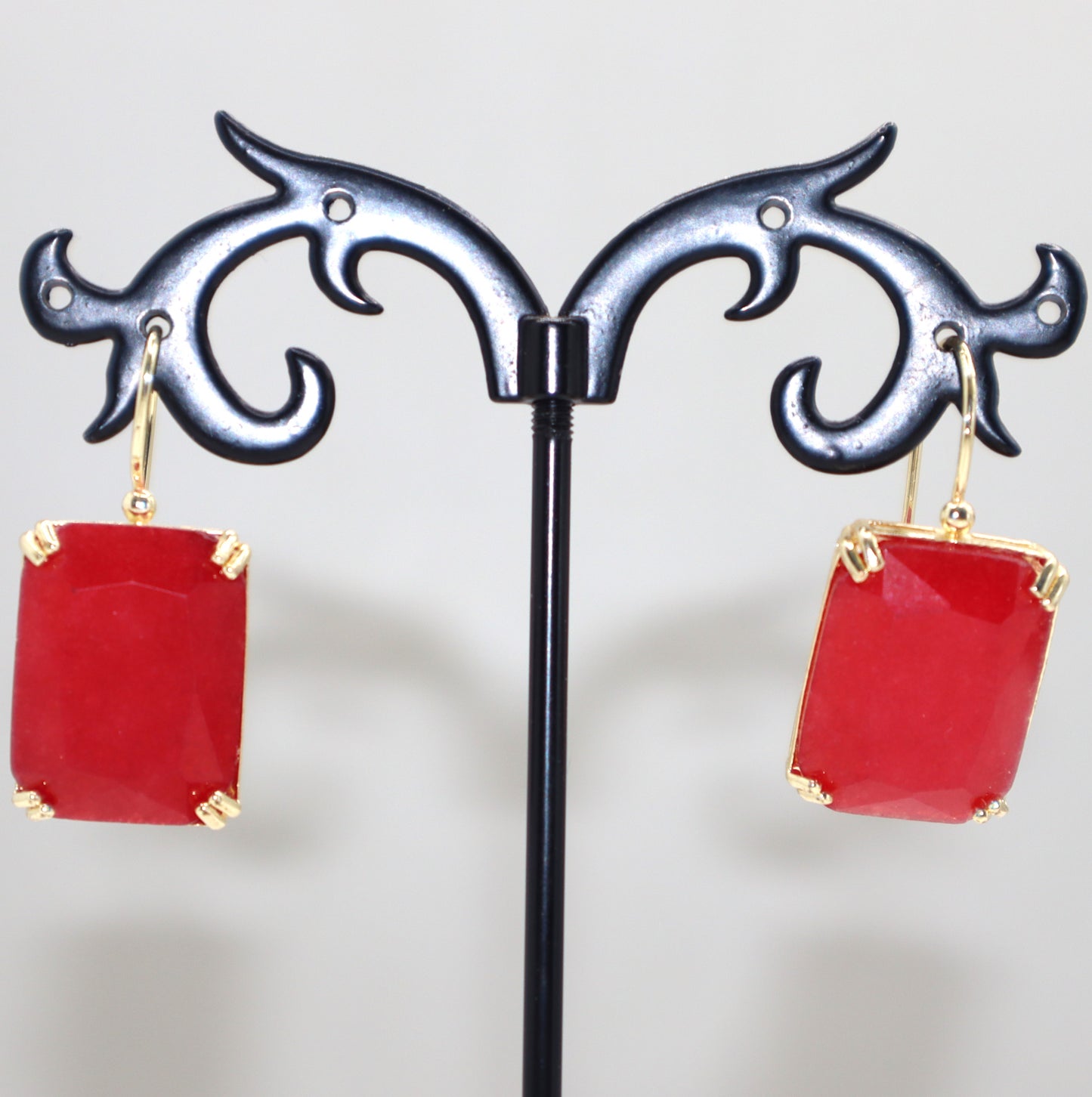 Pendientes Cristal Rectángulo Chico