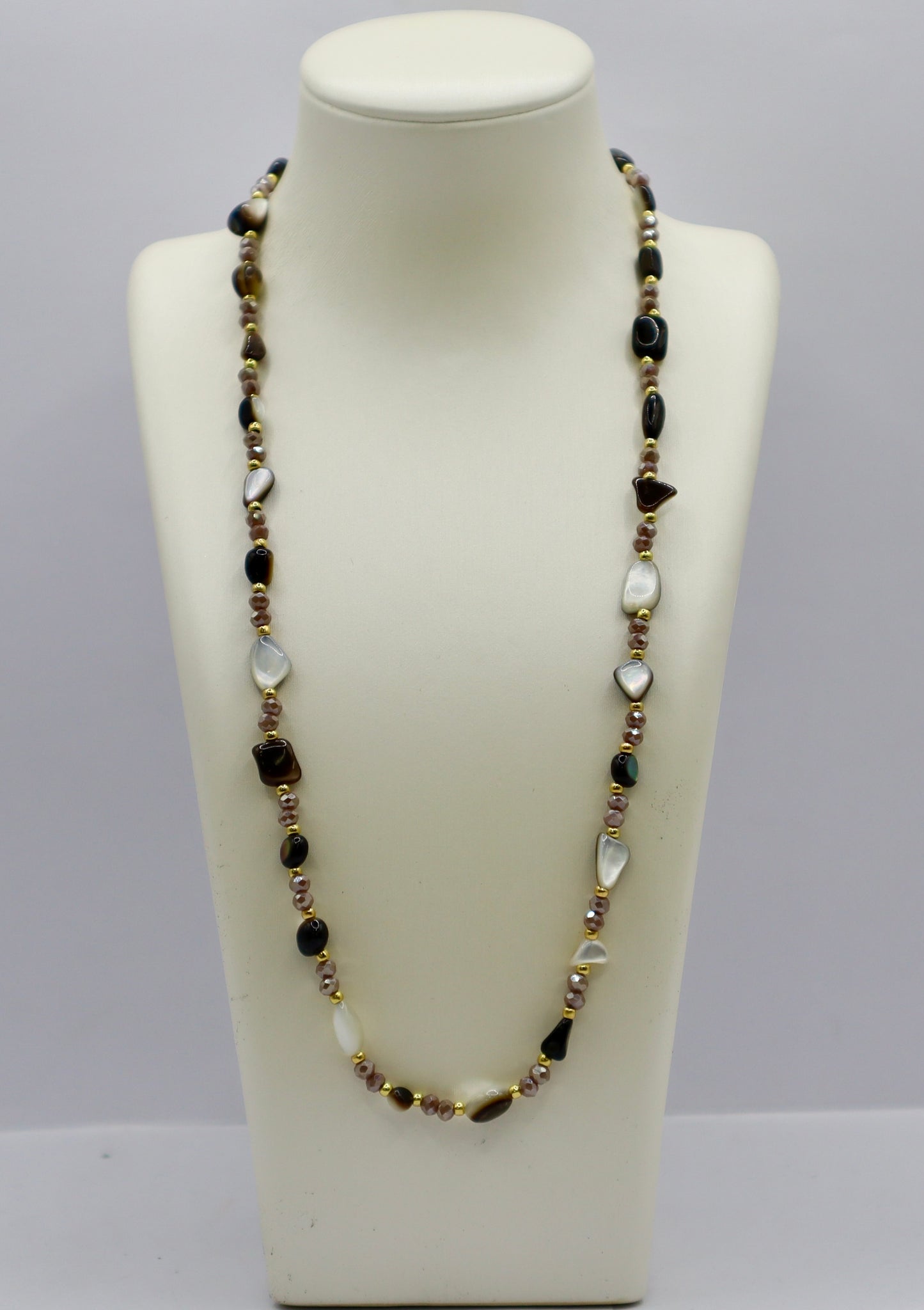Collar Piedras Acero Inoxidable NK001