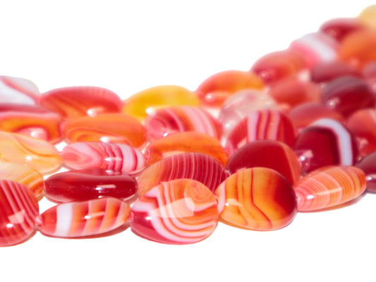 Ágata Rojo Claro Gota