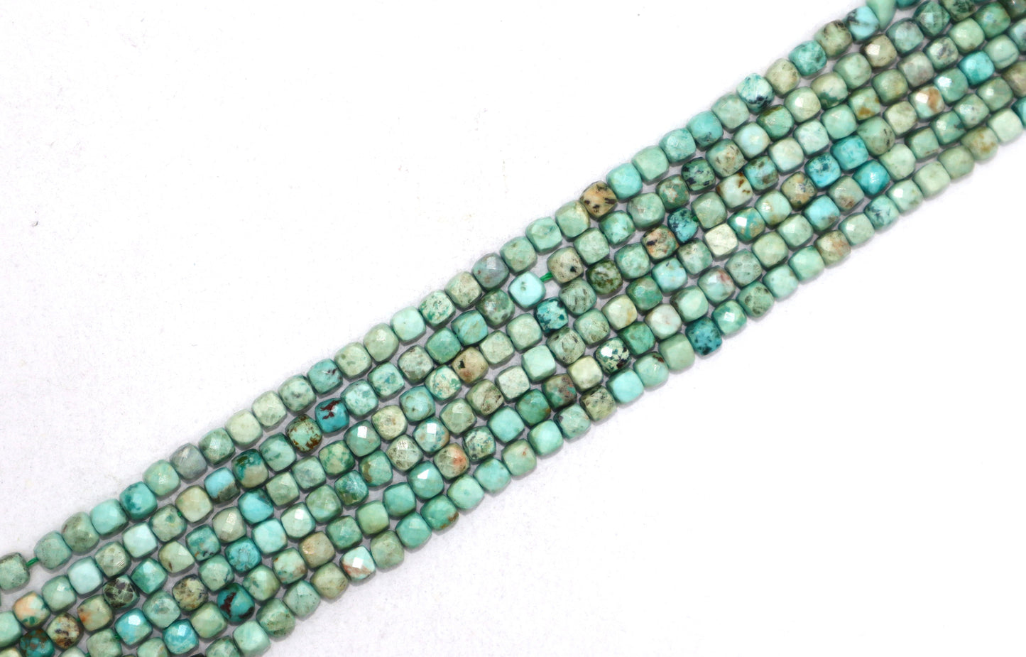 Turquesa Cuadrado 4mm