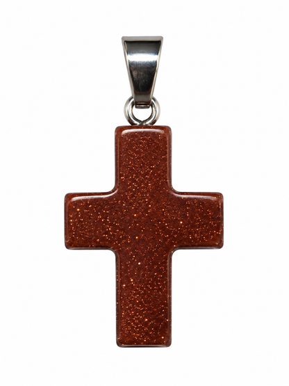 Dije Cruz de piedra