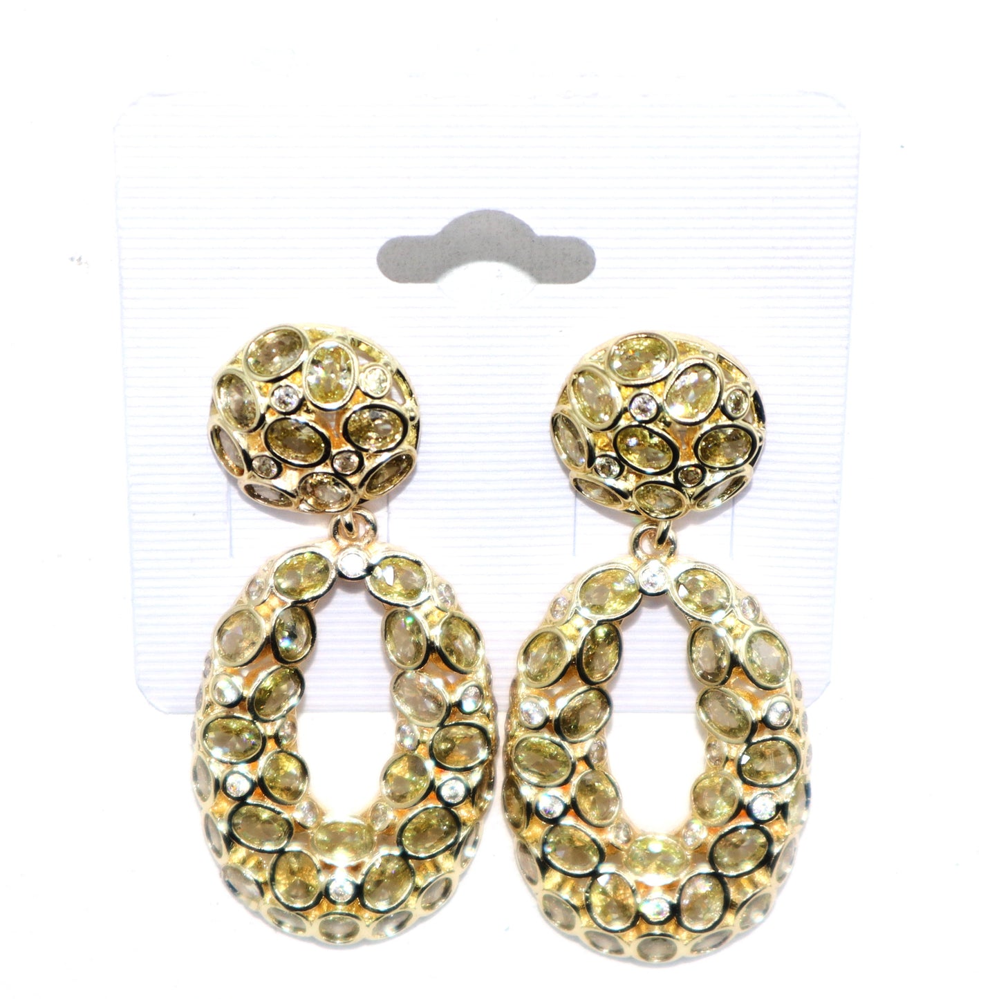 Pendientes Oval Zirconia