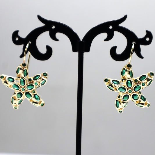 Pendientes Estrella Zirconia