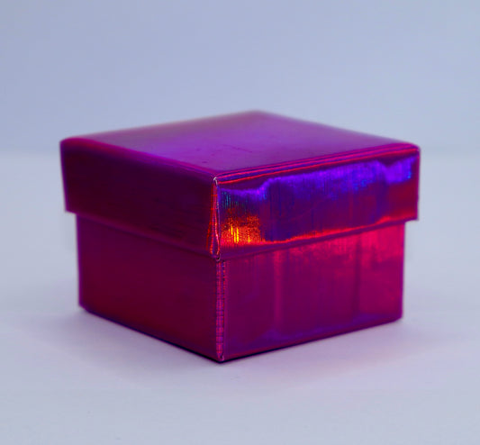 (24pz) Caja Regalo para Anillo [Fluo 5x5cm]