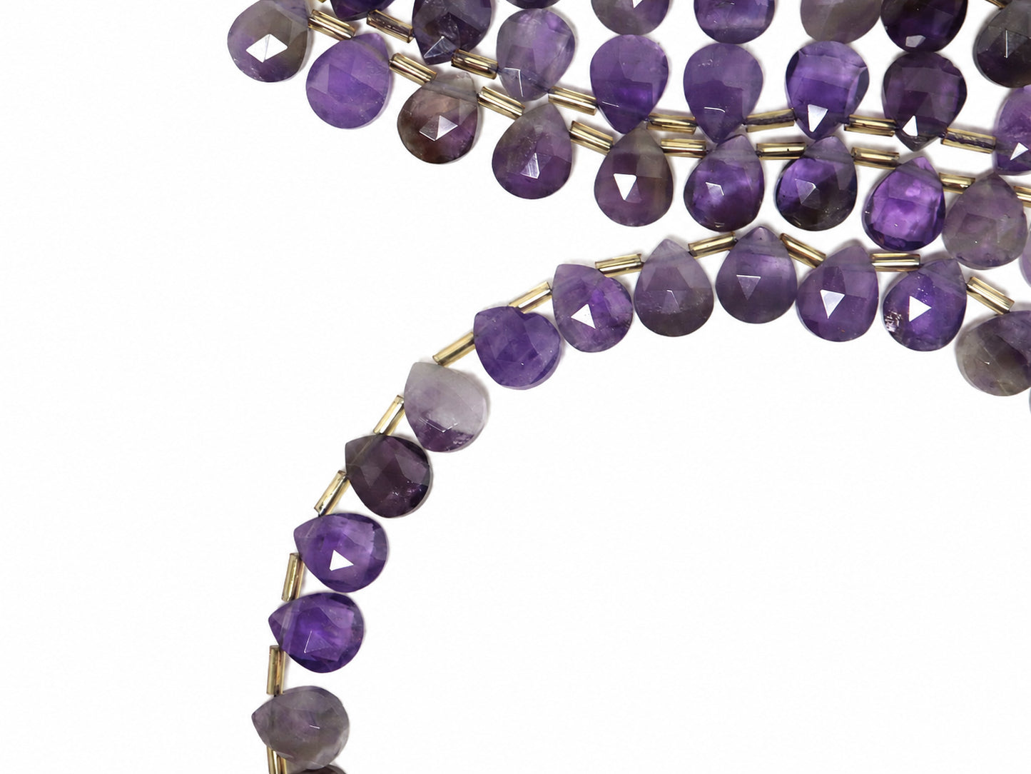 Amatista Gota 8x10mm