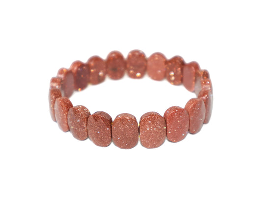 Pulsera de Goldstone Corte Pastilla