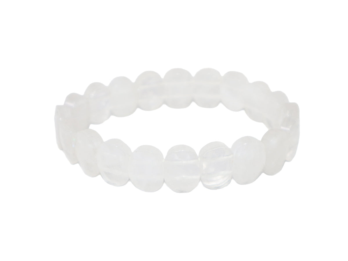 Pulsera de Cuarzo de Roca Corte Pastilla