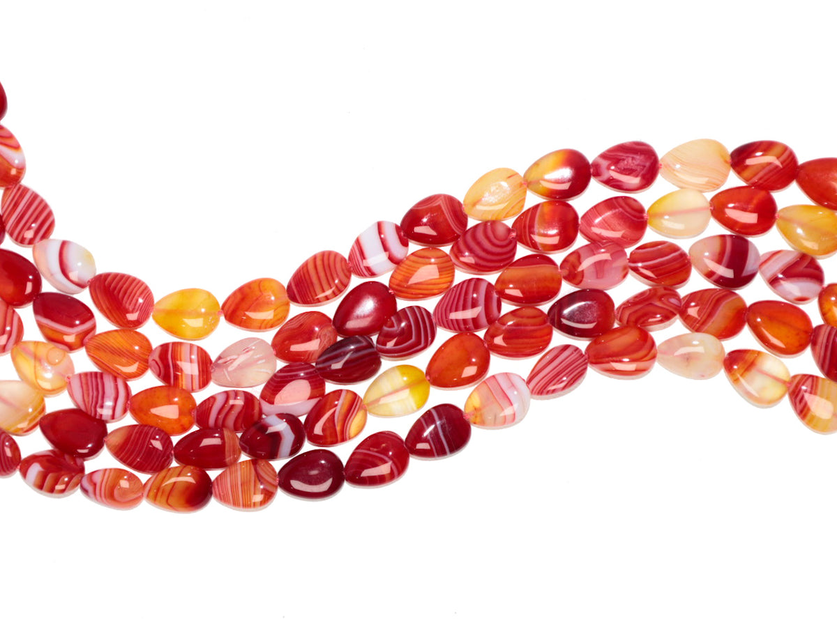 Ágata Rojo Claro Gota