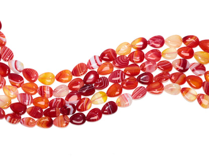 Ágata Rojo Claro Gota