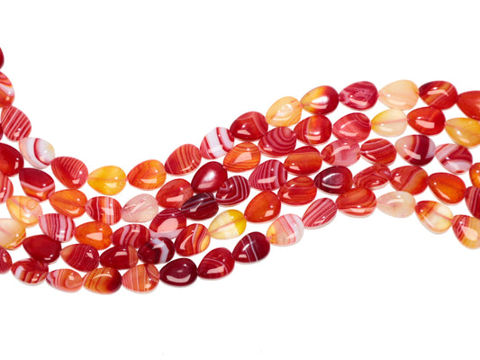 Ágata Rojo Claro Gota