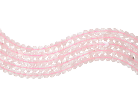 Cuarzo Rosa Corazón Plano 6mm