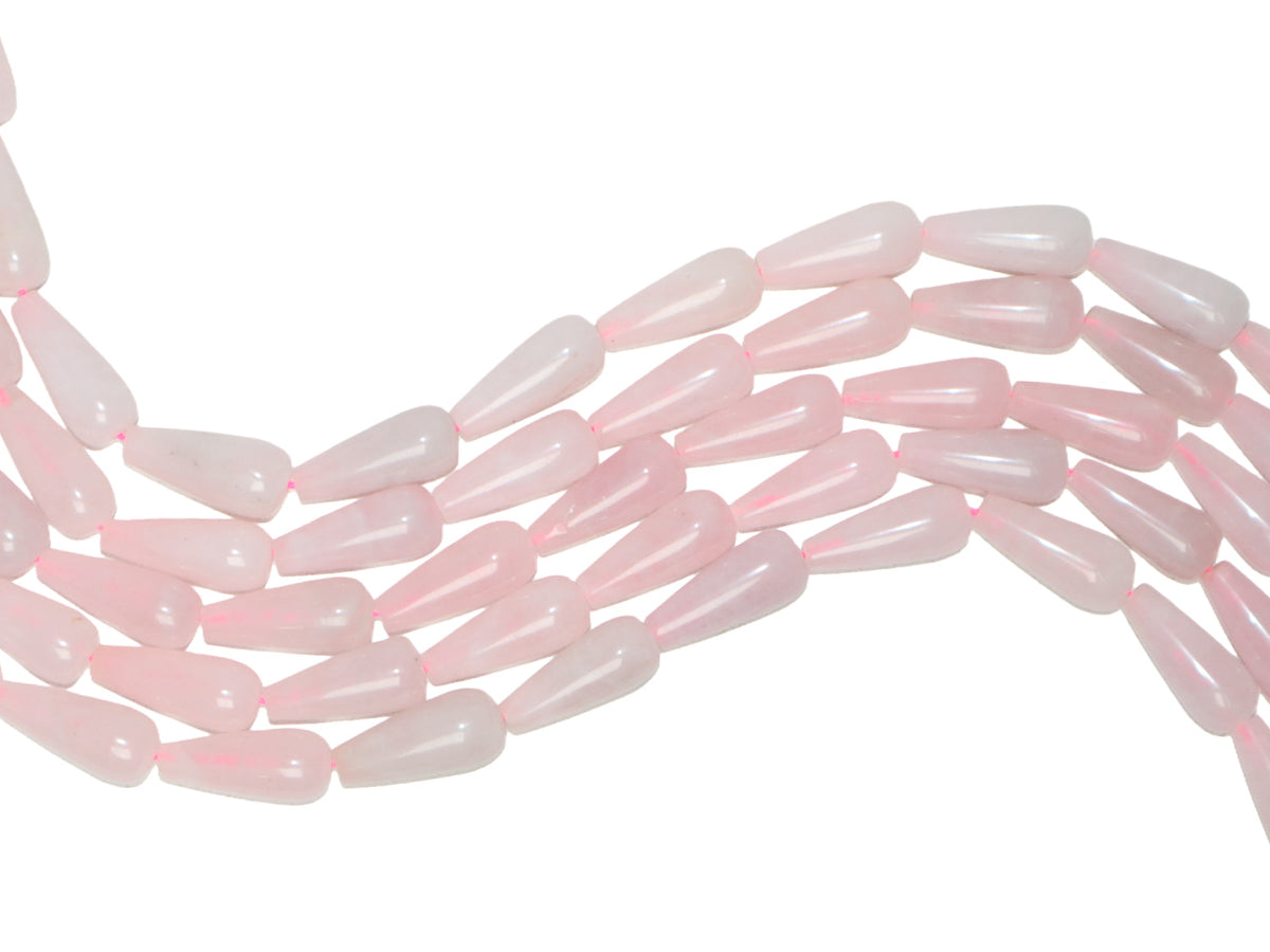 Cuarzo Rosa Gota 10x30mm