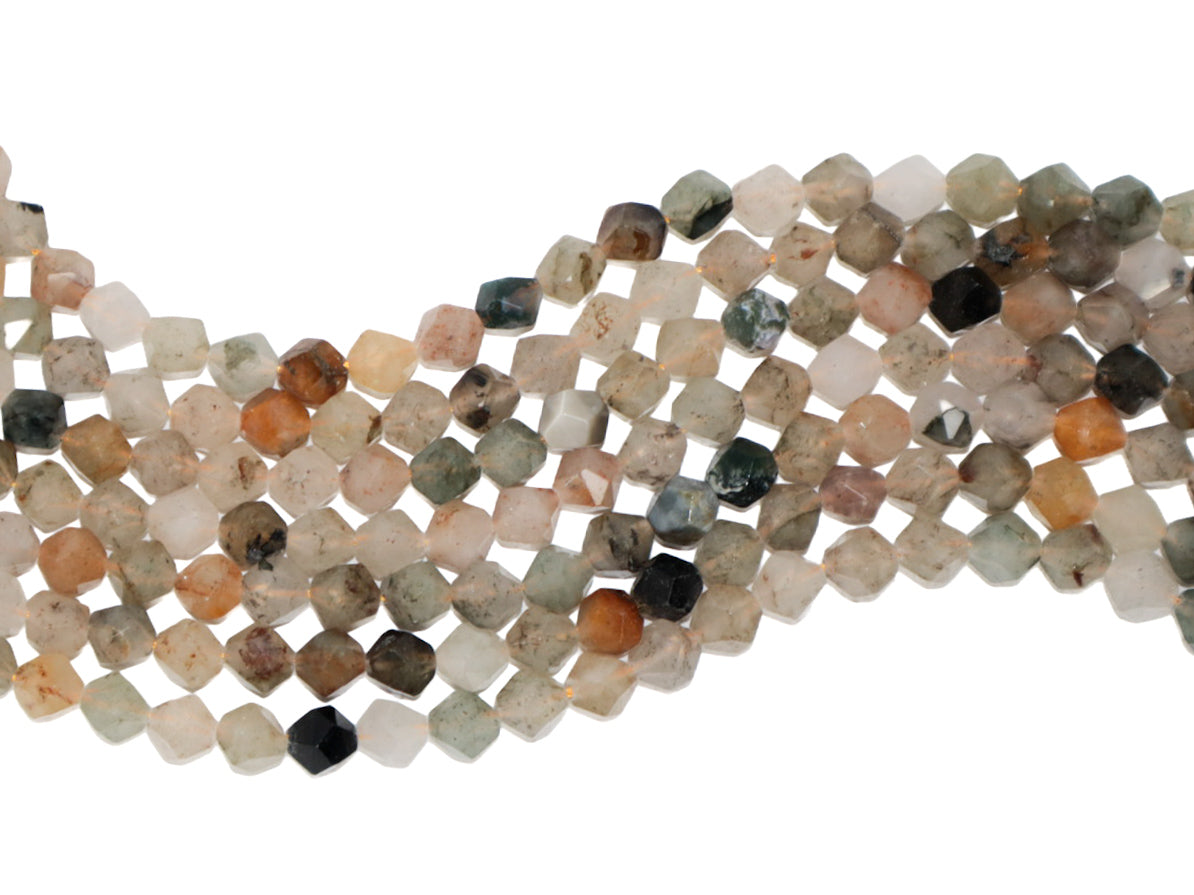 Cuarzo Rutilado Mix Corte Diamante