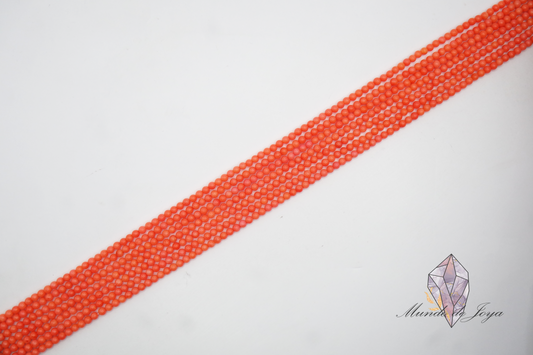 Coral Naranja 4mm