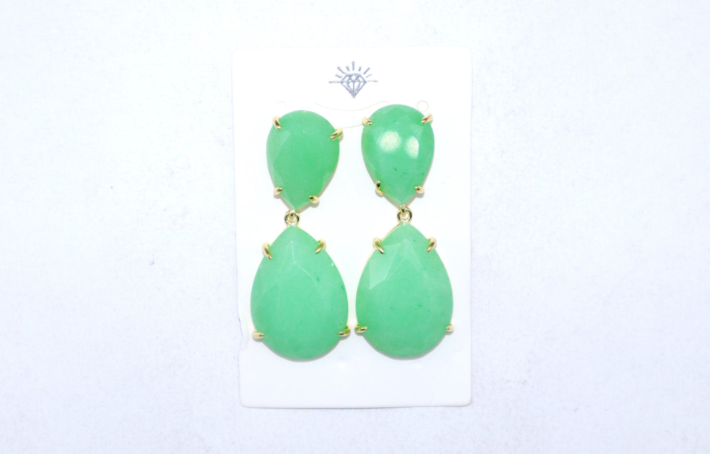 Pendientes Jade Forma Pera